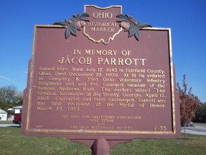 Jacob Parrott Historical Marker